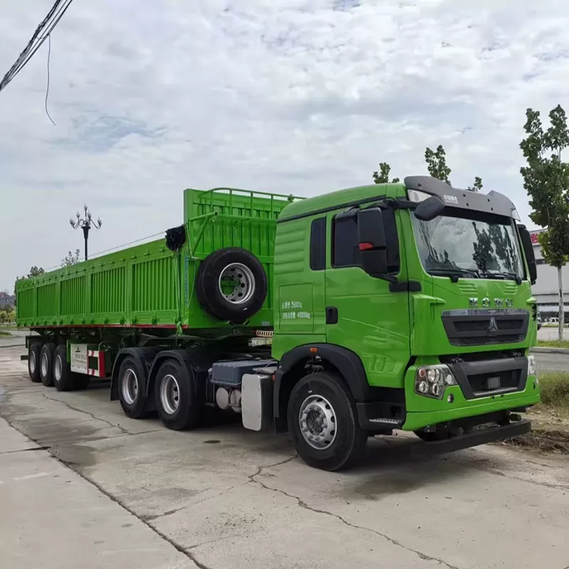 Ημι-ρυμουλκούμενο Dump Double-Side-Tipping